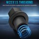 thumbnail image 3 of TUERCAS BTXKQTH M22x1.5 28 mm Juego de 10 piezas de acero al carbono, 3 of 7