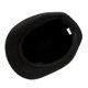 thumbnail image 3 of Sombrero Fedora FALETO Classic Manhattan, unisex, de lana negra, 3 of 6
