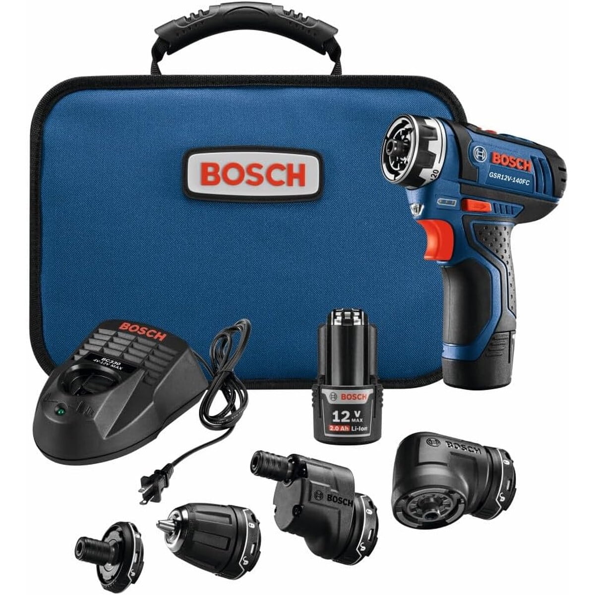 Bosch - Taladro Atornillador Gsr12v140fcb22 12v Flexiclick 5en1