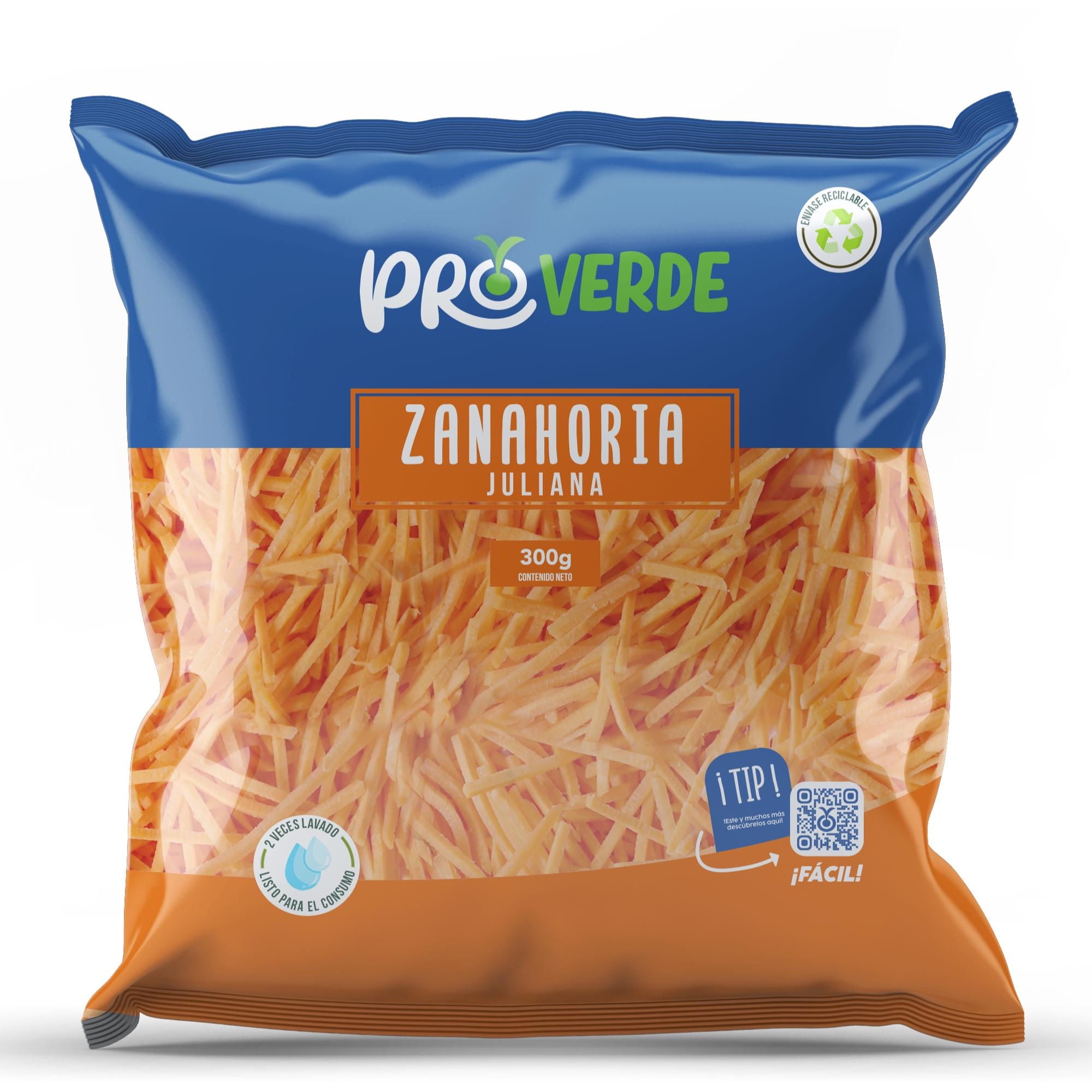 Ensalada Zanahoria Rallada Bolsa 300 gr