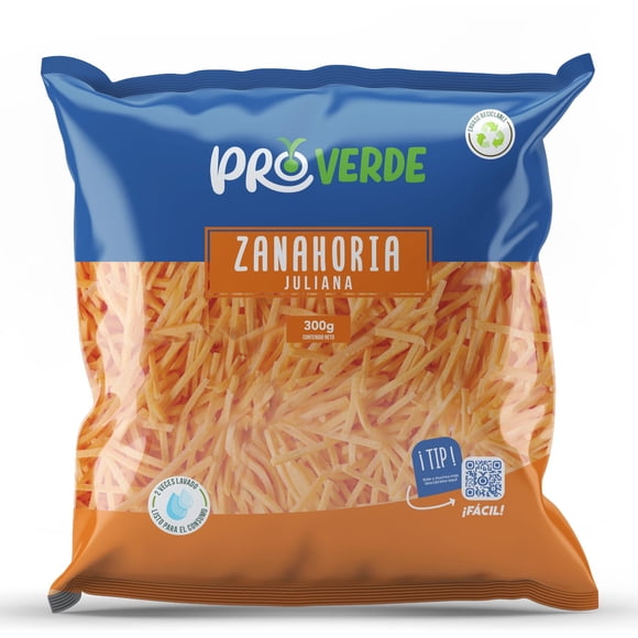 Ensalada Zanahoria Rallada Bolsa, 300 gr