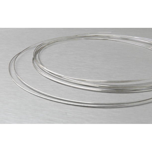 Alambre de Soldadura de Plata para Joyería y Reparación 20Ga Fácil de Soldar Plata 1.5 Metros