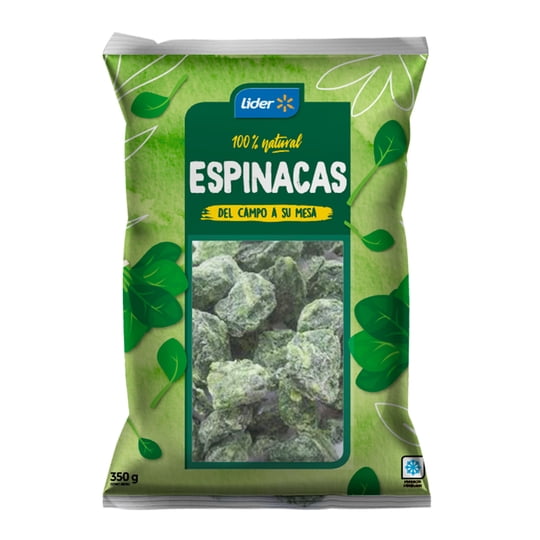 Espinaca Congelada 350 g Lider