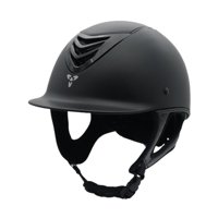 Ioensy - Casco De Equitación A Prueba De Golpes Transpirable Con Forro Extraíble Para Hombres Y Mujeres Negro 58 Cm A 62 Cm
