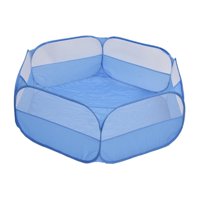 Magideal - Corralito Portátil Para Mascotas, Antijau, Parque Infantil, Ejercicio Interior Al Aire Libre, Transparente Para Conejo, Hámster, Perro, , Sin Sin Cobertura