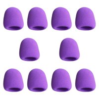 Bothyi - 10 Fundas Resistentes Para Micrófono De Mano, Para Discursos, Salas De Conferencias Y Fiestas, Color Morado