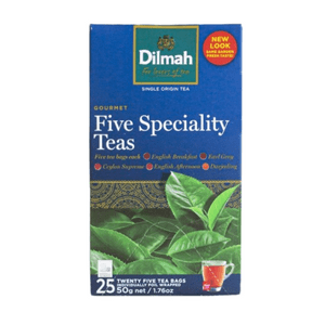 25 Bolsitas Te Negro Surtido Gourmet Dilmah