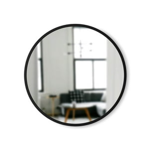 Joytek - Espejo Redondo Para Colgar Negro 60 Cm De Diámetro