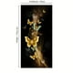 thumbnail image 3 of 1pc Frameless Abstract Golden Butterfly Painting Poster Modern Classical Style Golden Line Black Background Painting Wall Art Decor For Living Room, No Frame, 3 of 4
