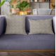 thumbnail image 3 of Cojín Plutus Brands Blue Plutus Gem Plaid 45 x 45 cm, 3 of 9
