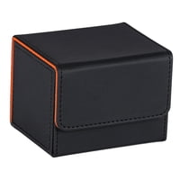 Magideal - Caja Para Baraja De Cartas Coleccionables, Estuche Para Baraja De Cartas Coleccionables, Caja Para Guardar Cartas, Organizador De Cartas, Para Tcg, Álbum, Cartas, Cartas De Béisbol, Naranja