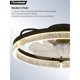 thumbnail image 2 of Ventilador de techo Conciseer de 20 pulgadas con LED y control remoto, 2 of 3