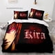 thumbnail image 1 of Death Note Bedding Set Single Twin Full Queen King Size Bed Set Aldult Kid Bedroom Duvetcover Sets 3D Print Anime Death Note 01 Bed Sheets, 1 of 5