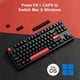 thumbnail image 5 of Teclado Gaming C3 Pro Qmk via 87 Teclas Brown Switch, 5 of 9