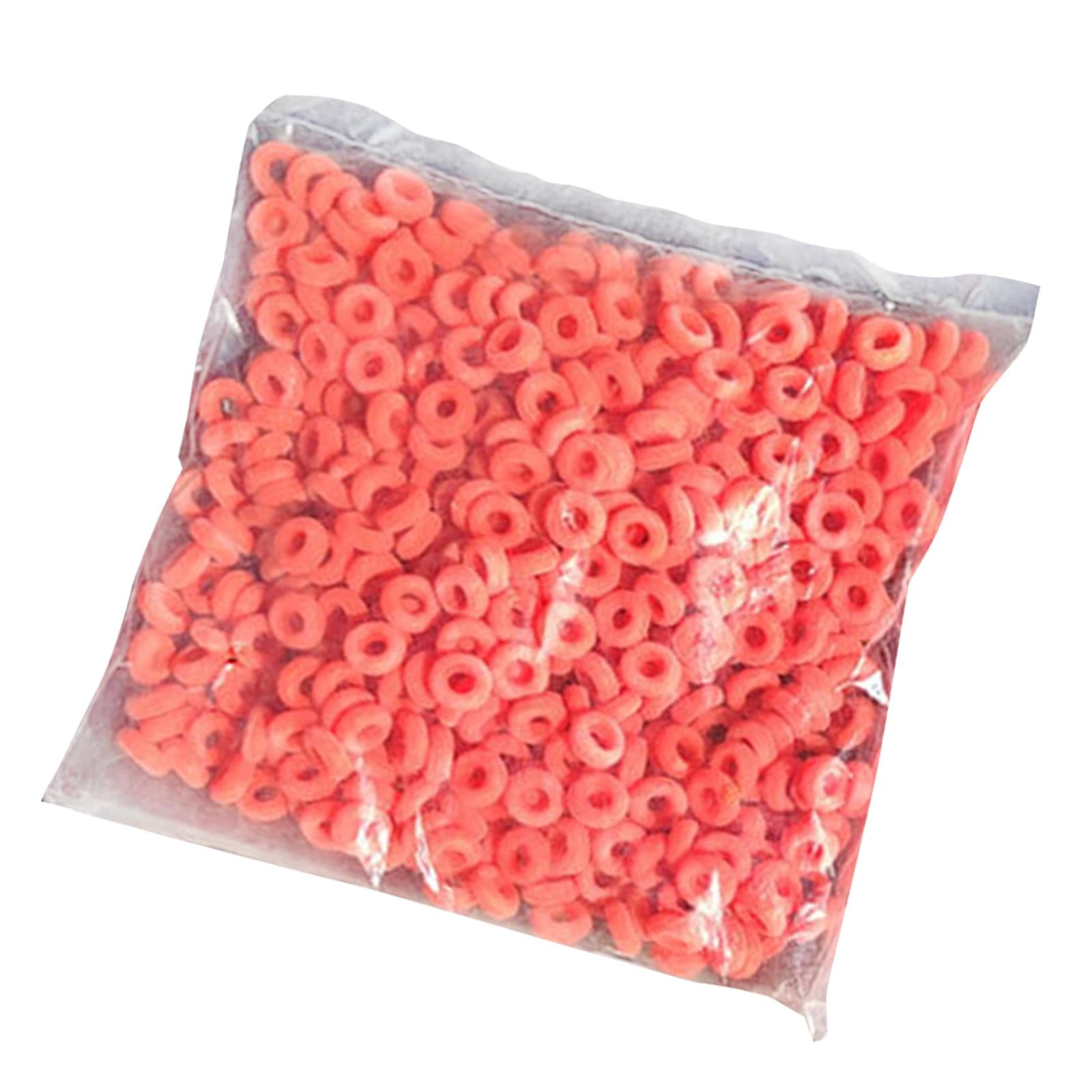 Ioensy - 50 Bandas De Castración De Goma Elástica Para Vacas, Ovejas Y Ganado, Color Rojo