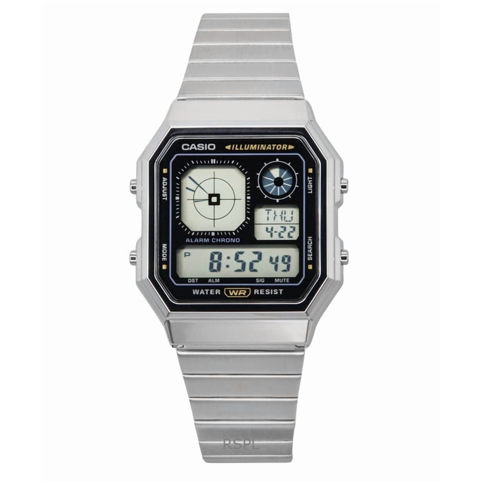 Reloj Digital Casio A130we-1a Acero Inoxidable Unisex