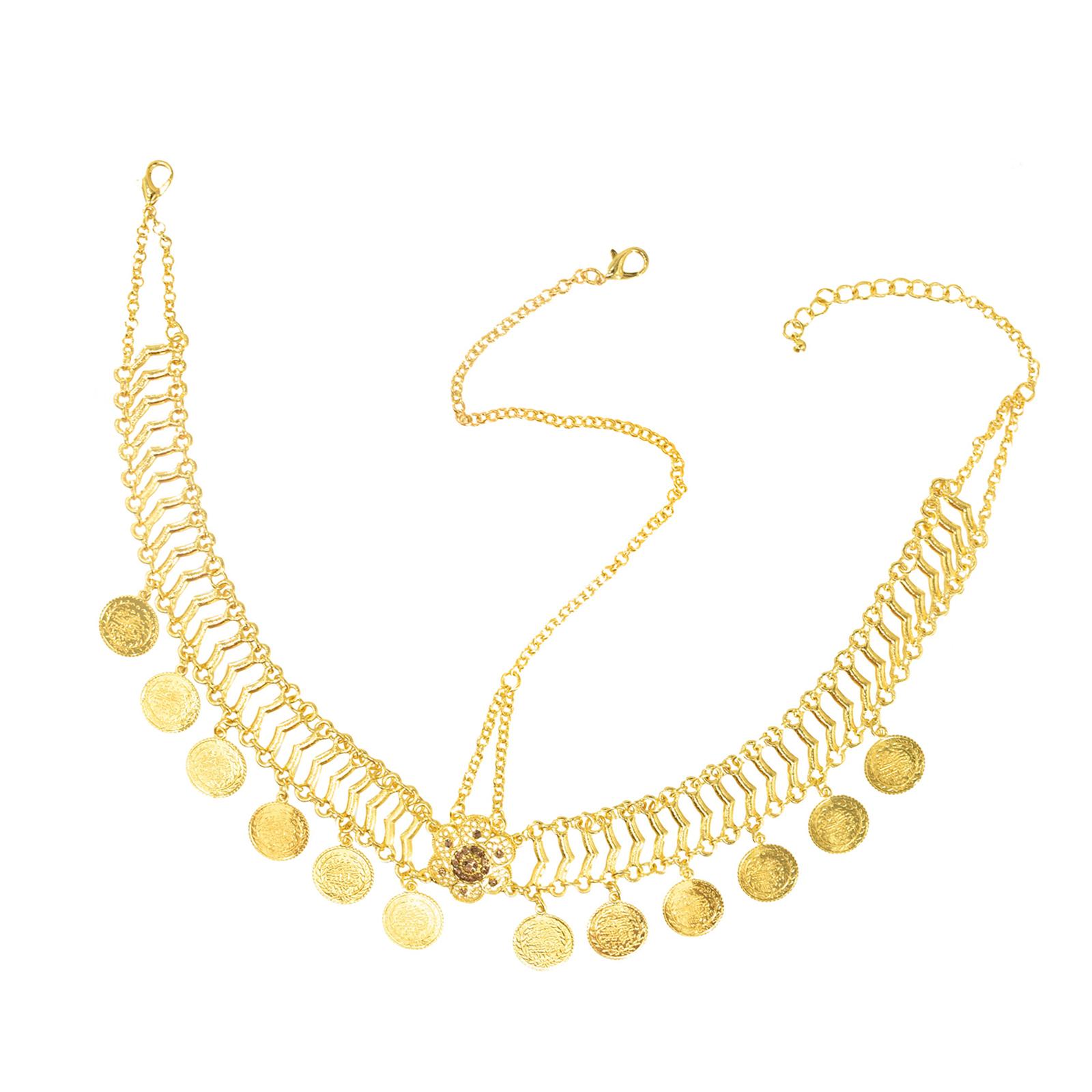 Magideal - Cadena Para La Cabeza, Joyería, Cadena Para La Frente, Accesorios, Decoración, Sombreros Bohemios, Accesorios Para El Cabello Para Festivales, Disfrac Oro