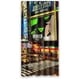thumbnail image 1 of Cortina de ducha con diseño de Broadway nocturno de la ciudad de Nueva York, juego de cortina de baño con ganchos, tamaño 36 x 72 pulgadas, 1 of 3