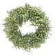 thumbnail image 3 of Guirnalda De Corona De Lavanda De 18.0 In Grande Artificial Para Puerta Delantera Decoración De Vacaciones Blanco Verde, 3 of 5