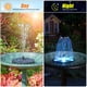 thumbnail image 4 of Fuente solar para baño de pájaros GAIZERL 4W con LED y 7 boquillas, 4 of 6