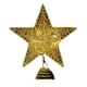 thumbnail image 1 of Adorno para árbol de Navidad con luz LED, adorno para árbol de Navidad, adorno para árbol de Navidad con forma de estrella y encaje, decoración navideña dorada y blanca cálida., 1 of 5