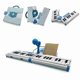 thumbnail image 1 of Organo Musical Plegable Con Microfono Azul, 1 of 1