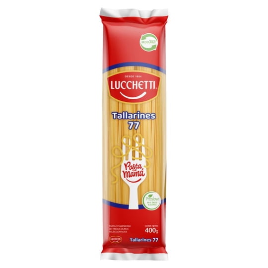Fideo Pasta Tallarines N°77 Bolsa 400 g Lucchetti
