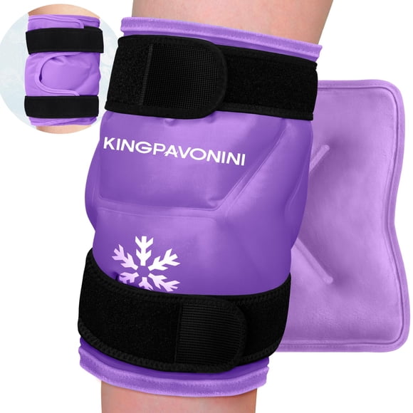 Envoltura de hielo para rodilla KingPavonini XXL para después de la cirugía, paquete de 2
