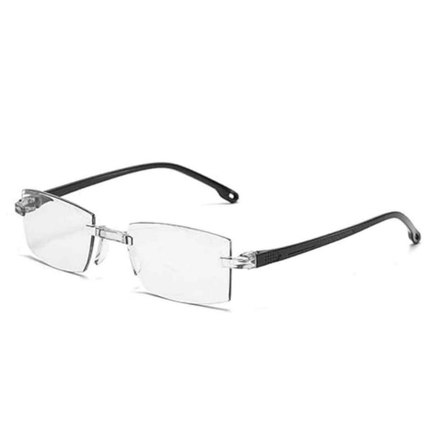 Gafas de presbicia con zoom inteligente y antiluz azul, sin marco y con doble luz para calle