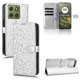 thumbnail image 2 of Funda Cartera Lunares Motorola Moto X70 Air 5G con Tarjetero, Correa y Soporte Plata, 2 of 6