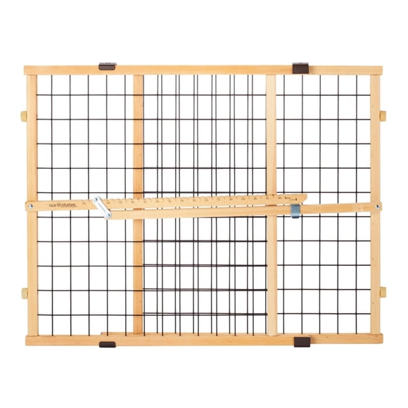 Malla de alambre Dog Gate MYPET North States de 66,04 a 106,68 cm de ancho