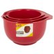 thumbnail image 4 of Tazones para mezclar Glad, set de 3, rojos, apilables, 2,8 L, 4 of 7
