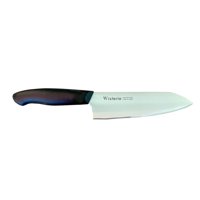 Wisteria - Cuchillo Santoku Hoja De 17 Cm Mango Color Negro