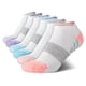 thumbnail image 1 of Calcetines Reebok Low Cut No Show, paquete de 6, para mujer, tallas 4-10, blancos, 1 of 7