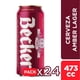 thumbnail image 1 of Pack 6 Cervezas Becker Lata Roja 473cc, 1 of 2