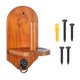 thumbnail image 1 of Soporte De Tiza De Cono De Madera, Decoración De Piscina, Elegante Soporte De Tiza De Mano, Marrón, 1 of 3
