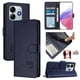 thumbnail image 1 of Funda tipo cartera FOXDOCK para Xiaomi Redmi Note 14 5G con soporte, ranuras, RFID, diseño de gato, 1 of 5