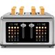 thumbnail image 1 of Toaster Clixane, pantalla táctil de 4 rebanadas, acero inoxidable, 1650 W, 1 of 9