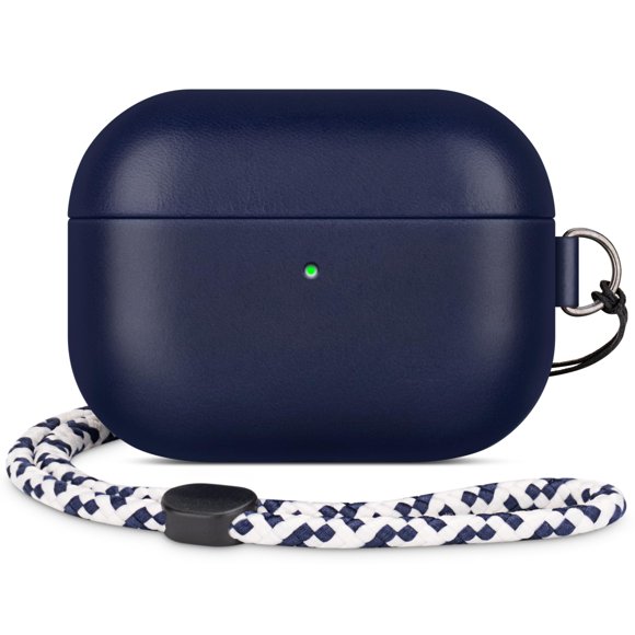 Estuche de cuero RIXENY para AirPods Pro 2/1, con correa