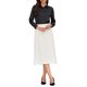 thumbnail image 2 of INSPIRE CHIC Falda Lápiz Estilosa para Mujer con Cintura Alta y Abertura Trasera para Trabajo y Uso Casual XL Blanco Crema, 2 of 5