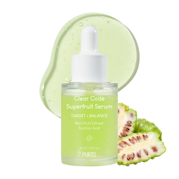 Sérum PURITO Clear Code Superfruit 30 ml con extracto de fruta de noni