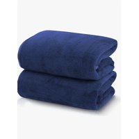 Atlas - Toallon Grande De Baño 100 X 140 Microfibra Playa Azul