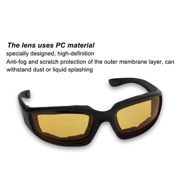 Motorcycle Goggles, Windproof Dust Sand Proof Cycling Glasses