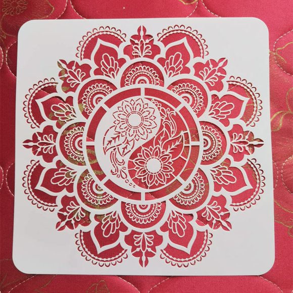Plantilla Mandala Reutilizable XUAN YANG 30x30 cm