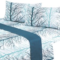 Mallorca - Juego De Sábanas T144 King Forest Petróleo