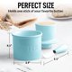 thumbnail image 5 of Porcelana de cocina Butter Crock Zulay con tapa y cuchillo, azul claro, 5 of 8