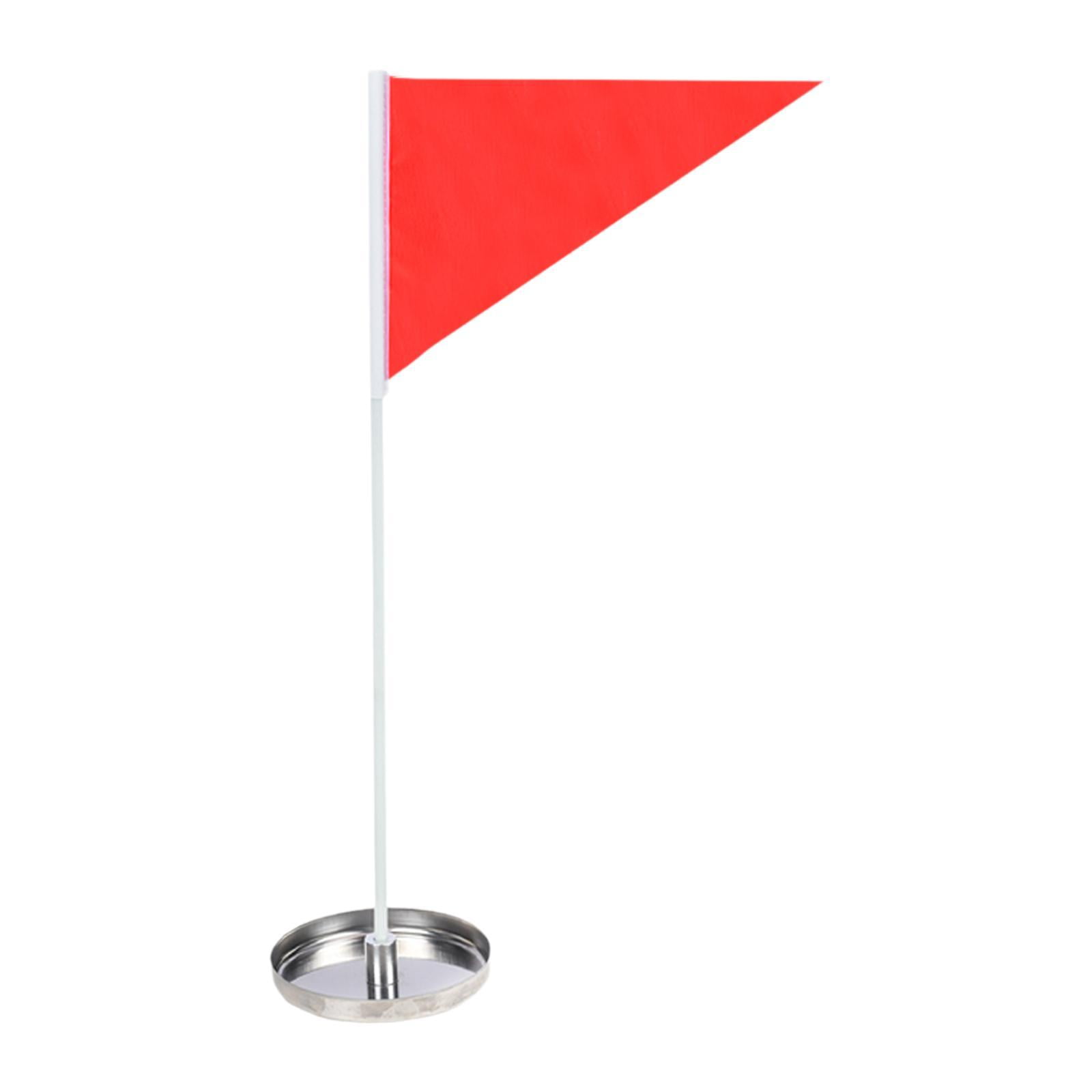 Magideal - Copa Y Banderas De Minigolf, Ayuda De Entrenamiento Portátil De Acero Inoxidable, Taza Con Hoyo Para Bandera De Golf, Para Jardín, Oficina, Tapete De