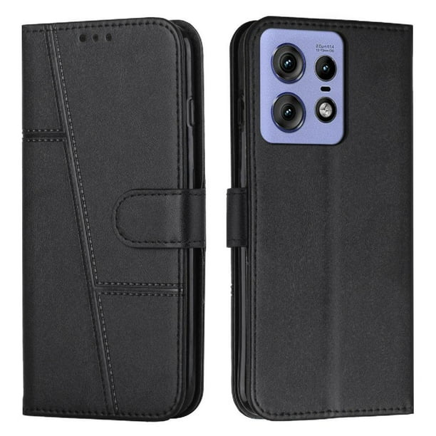 Funda Flip Para Motorola Moto Edge 50 Pro – Carcasa Delgada Y Resistente A Impactos Con Soporte Para Uso Diario Y Profesional