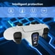 thumbnail image 2 of Batería recargable para PS5/Slim/Pro Controller con carga rápida Type-C de 2000 mAh, pantalla digital, protección cuádruple y carga inalámbrica-Blanco, 2 of 10