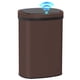 thumbnail image 1 of Bote de basura BestOffice 49L de acero inoxidable automático, marrón, 1 of 7